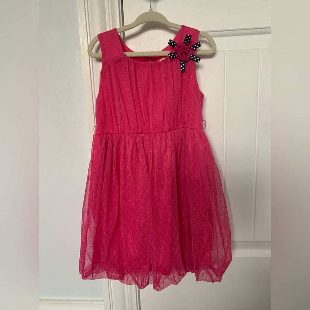 Pink tulle dress